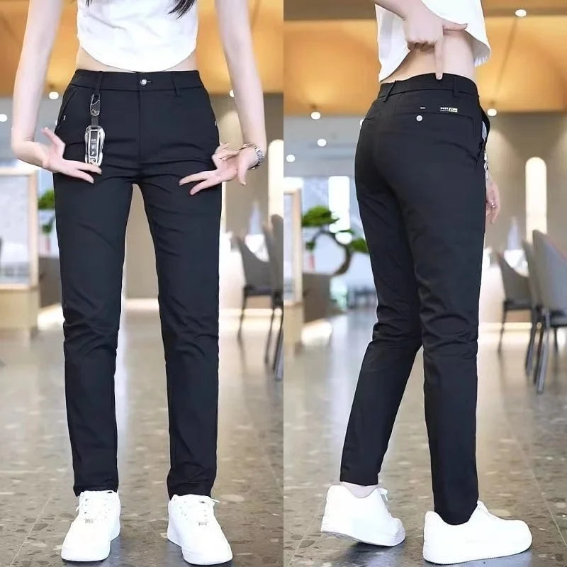 Calça Feminina Social Em Seda | ComfortFit