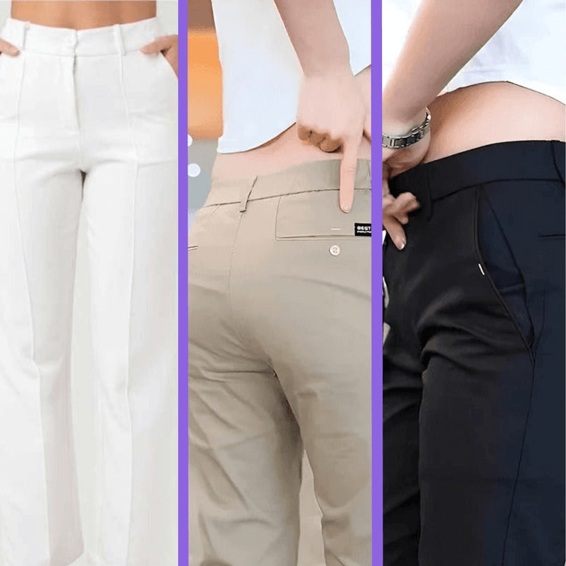Calça Feminina Social Em Seda | ComfortFit