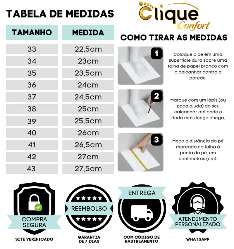 Tênis Walking Balance Ortopédico | Conforto Duradouro para o dia-a-dia