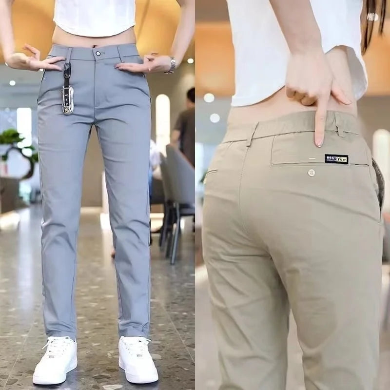 Calça Feminina Social Em Seda | ComfortFit
